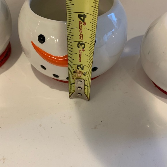 St. Nicholas Square Set of 3 Stackable Christmas Snowman Bowls  (Unused) - Picture 10 of 16